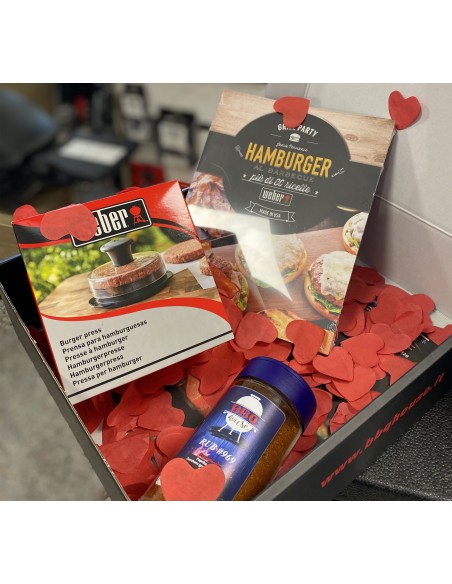 Box Hamburger di San valentino BBQHOUSE