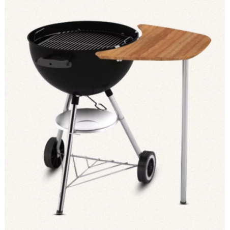 Ripiano laterale in Bambù per barbecue Weber a carbone cm 47 e 57 - Bbqhouse Italia