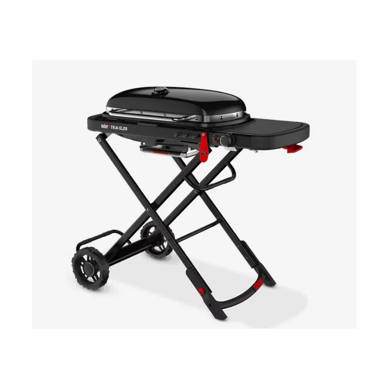 Weber Traveler Stealth Edition | BBQ a Gas Portatile Nero