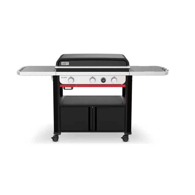 Weber SLATE GPD 76 cm Piastra Premium a Gas con Carrello