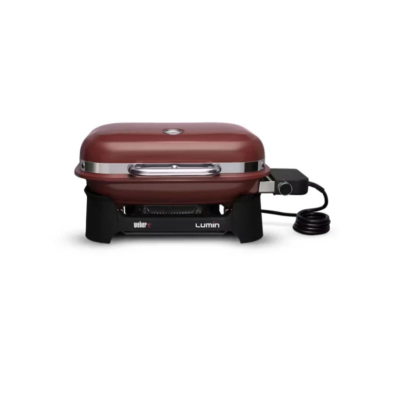 Weber Lumin Compact Crimson (Rosso) | BBQ Elettrico Compatto