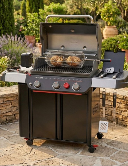 Kit Weber Genesis E-330 WR Girarrosto + Accessori | Bbqhouse