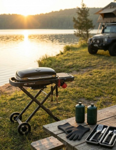 Kit Weber Traveler Stealth Portatile + Accessori | Bbqhouse