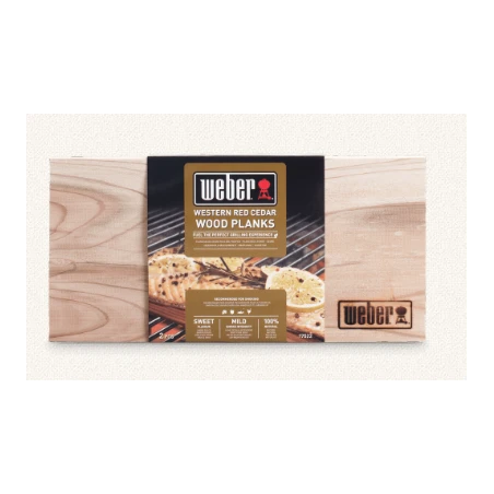 PANETTO DA AFFUMICATURA WEBER® IN CEDRO (CONFEZIONE DI 2 PEZZI)